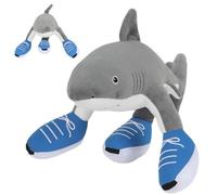 Tung Tung Tung Sahur Plush, Tralalero Peluche Italian Brainrot,Peluche Di Tralalero Tralala, Morbido Cuscino Peluche Forma Animale, It-alian B-rainrot Plush toy, Regali per Ragazzo Ragazza(Squalo)