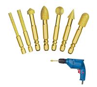 Tungsten Burr Set - Rotary Grinder Bits, Precision Metal Shaping Cutter Tools, Durable Drill Accessory Kit | Rotary Burr Bit Kit For Metal Wood Rock Crystal Mining Resina Acrylic