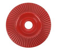 Tungsten Carbide Grinding Shaping Disc High Performance Durable Wood Carving Wheel for Woodworking Tools 125mm Angle Grinder Disc (Red)