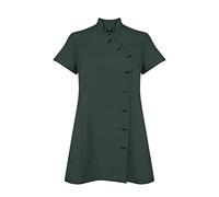 Tunica da Estetista per Spa e Salone di Bellezza Black Beauty - Tunica per Manicure e Massaggi, Uniforme Nero (Taglie da 8 a 22), Grigio, 40
