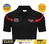 Tunica Eic Domestico Installazione Ricamato Personalizzato Polo con Nome / Testo