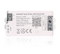 TUNICHX Striscia LED CCT Temperatura Colore Striscia LED Dual White 2700K-6500K 2,4GHz Controllo Gruppo WiFi Alexa Google Home Compatibile con WR02RF LM007 B2 FUT007 Mi-Boxer/Mi-Light Telecomando CCT