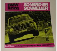 Tuning -anleitung BMW 1600 /2002/ Ti Alpina Schnitzer " So È Er più Veloce "