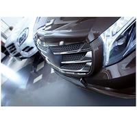 tuning-art 3308 Strisce della griglia del radiatore per Mercedes Vito Viano W447 Acciaio Inox