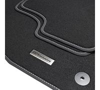 tuning-art EL110 Tappetini Compatibile con Audi A4 B8 8K 2008-2015 con Acciaio Inox Logo