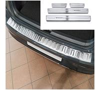 tuning-art L387-XF515-1 Protezione paraurti e Battitacco per Volkswagen Golf 8 Berlina 2019-, Colore:Argento