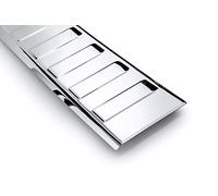 tuning-art L388 Protezione paraurti per BMW 5er G31 Combi Touring 2017-2024 acciaio inox, Colore:Cromo