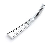tuning-art L410 Protezione paraurti per Skoda Octavia 4 Combi 2020-02/2024 Acciaio Inox, Colore:Cromo
