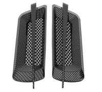 tuning auto universale=KIMISS 2Pcs Griglia di presa d'aria, Griglia di flusso d'aria laterale auto Griglia di presa d'aria decorativa Copertura del foro della rete(Fibra di carbonio)