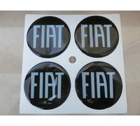 TUNING BORCHIE COPRIMOZZI ADESIVO 3D X 4 PZ 50 mm FIAT CARBONIO FREMONT MULTIPLA