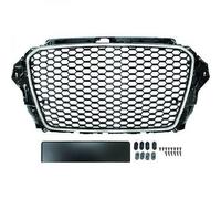 TUNING calandra griglia sportiva A3 12-16 look RS3 nera cromata per sensori
