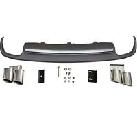 TUNING Diffusore estrattore paraurti posteriore A4 look S4 11-15 doppio