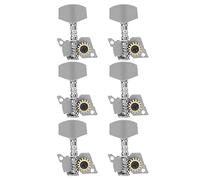 Tuning Guitar Tuning Keys Blocking Sunckers Silver Stable Stable Ukulele Electric Acoustic Music Accessori Strumenti (Six set di pulsanti destro)