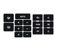 Tuning Interni Auto Compatibile con A6 C5 A/C Climatizzatore Aria Condizionata Riscaldamento Pulsante Riparazione Adesivi Copertura Decalcomanie