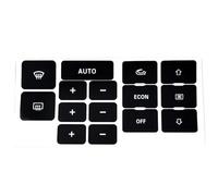 Tuning Interni Auto Compatibile con A6 C5 A/C Climatizzatore Aria Condizionata Riscaldamento Pulsante Riparazione Adesivi Copertura Decalcomanie