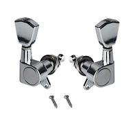 Tuning Machine Heads 2 pz 1L1R. Sintonizzatori per chitarra Tuning Pegs Sintonizzatori per macchine argento per Lp. Chitarra elettrica
