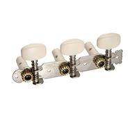 Tuning Machine Heads 2 Pz. 3R3L. Sintonizzatori Di Puntamento Per Chitarra Con Pulsante Crema Per Chitarra Classica