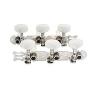 Tuning Machine Heads 2pcs Classical Guitar Machine Heads Knobs Guitar String Tuning Pegs Tuners Tuning Key (Color : Silver)