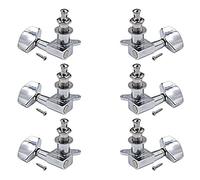 Tuning Machine Heads 3l3r. Guitar String String Tuning Pegs Machine Testa Di Sintonizzazione Tasto Tuner Di Blocco Recintato Per Chitarra Elettrica O Acustica
