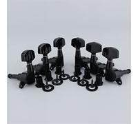 Tuning Machine Heads 3R3L. Guitar Machine Teste Sintonizzatori 3 + 3 Pioli Di Sintonizzazione Nera