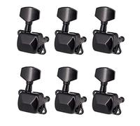 Tuning Machine Heads 6. PCS. Stringa Di Chitarra Tuning Tuner Tuner Tuner Sintonizzato Semi-chiuso Teste Per Chitarra Elettrica Folk Acoustic (Color : Black 6Right)