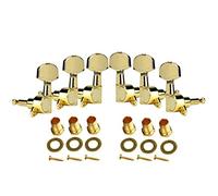 Tuning Machine Heads 6 Pz. Testa Della Macchina Per Chitarra D'oro 3l3r. Chiavi Di Punizione Per Chitarra Acustica Keys 1:15