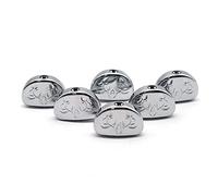 Tuning Machine Heads 6pcs Sintonizzatori Per Chitarra Pulsanti Della Testa Della Macchina In Metallo Bottone Ovale Intagliato Per Chitarra Elettrica Folk