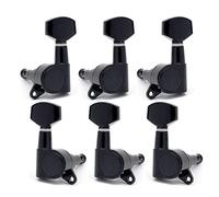 Tuning Machine Heads 6R 6L 3R3L. Sintonizzatori Di Puntino Di Sintonizzazione Della Chitarra Testa Della Macchina Per La Chitarra Elettrica Acustica Nero (Color : 3R3L)