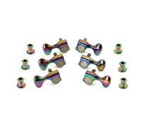 Tuning Machine Heads Chitarra In Bachelite Pioli Completamente Chiusi Colore Oro Sette Colori Pomello A Coda Di Pesce Albero Corda Bobina Corda Tirante