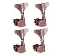 Tuning Machine Heads Confezione Da 4 Chiavi Per Accordatura Per Basso Meccaniche Meccaniche Per Basso Viola Bronzo 4L In Lega Di Zinco Solido