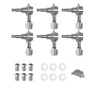 Tuning Machine Heads Macchine A Sintonizzazione Della Sintonizzazione Della Stringa Sigillata Stile Vintage 3 Sinistra 3 A Destra (Color : Silver)