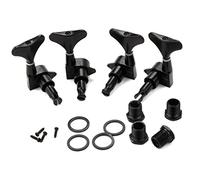 Tuning Machine Heads Picchetti Di Sintonizzazione Per Chitarra 4 Pezzi 2R & 2L. Sintonizzatori Machine Teste Con Ferrucole Per Accessori Per Basso Cordino Nero
