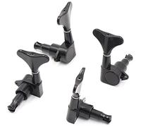 Tuning Machine Heads Piroli Per Accordatura Per Basso Sigillati Meccaniche Per Chitarra Elettrica 2L2R Accordatori Per Corde Pezzi Di Ricambio Confezione Da 4 Neri