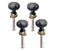 Tuning Machine Heads Set di 4 Strings Ukulele Tuning Pygs Pin Machines Sintonizzatori per Ukulele Classical Guitar 4 String (Color : Black)