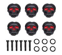 Tuning Pioli per Chitarra Elettrica Folk 6 Pezzi Tappo per Tuning Pegs Regolazione Chitarra(nero)