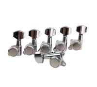 Tuning Piroli Per Chitarra Accordatori Con Bloccaggio Per Chitarra 1:18 Lock String Tuning Key Pioli Sostituzione Della Testa Macchina LP Cromo Antico(6L)