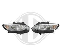 TUNING set fari fanali anteriori Serie3 E92 Coupe' E93 Cabrio 06-10 cromati Xeno