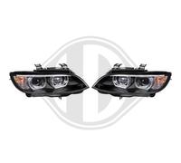 TUNING set fari fanali anteriori Serie3 E92 Coupe' E93 Cabrio 06-10 neri D1S AFS