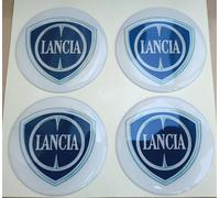 TUNING STICKERS BORCHIE COPRIMOZZI 3D X 4 PZ 5 cm LANCIA Y YPSILON DELTA MUSA