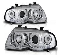 Tuning Tec LED Angel Eyes Coppia Scheinph. Combinati BMW 3er E46 99-03 Cromato