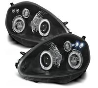 Tuning Tec LED Angel Eyes Fari Combinati Per Fiat Grande Punto 05-08 Nero
