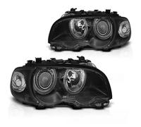 Tuning Tec LED Angel Eyes Faro Anteriore BMW 3er E46 Coupe/Cabrio 99-03 Nero
