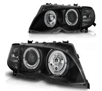 Tuning Tec LED Angel Eyes Frontscheinwerfer BMW 3 E46 01-05 Nero Set