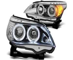 Tuning Tec LED Angel Eyes Set Coppia Scheinferber BMW 5er E60/E61 03-07 Cromato