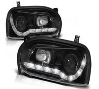 Tuning Tec LED Luci Diurne Design Fari Combinati Per VW Golf 3 91-97 Nero