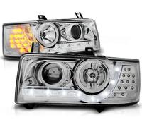 Tuning Tec LED Luci Diurne Design Fari Combinati VW T4 90-03 Cromati