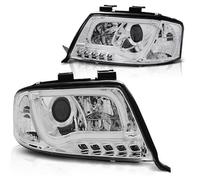 Tuning Tec LED Luci Diurne Design Proiettori Per Audi A6 4B 97-01 Cromate
