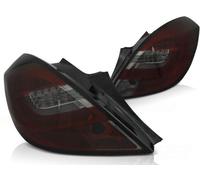 Tuning Tec Lightbar LED Luci Posteriori Opel Corsa D (3 Porte) 06-14 Rosso/Smoke