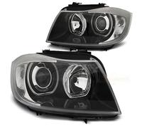 Tuning Tec Scheinfarters Angel Eyes Combinazione Faro BMW E90/E91 L/R Nero