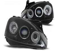 Tuning Tec Scheinferwerfer Angel Eyes Combinati Per Opel Corsa C 00-06 Nero